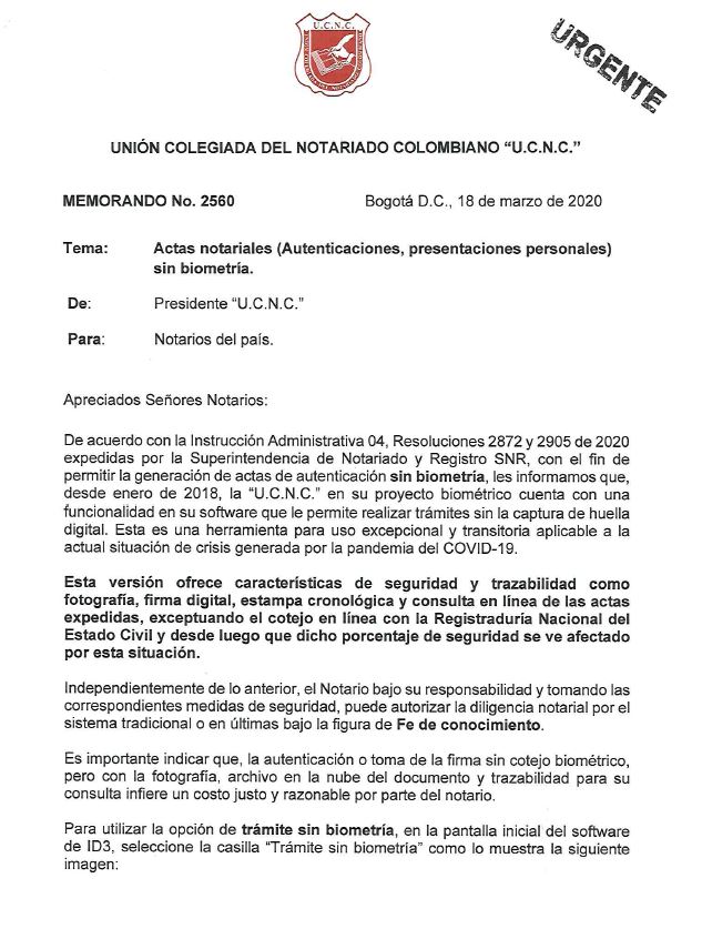      Colegio de Notarios-UCNC-Notario 37-Unión Colegiada del Notariado Colombiano -"U.C.N.C." -Presidente Notariado Colombiano- Notario-Notarías