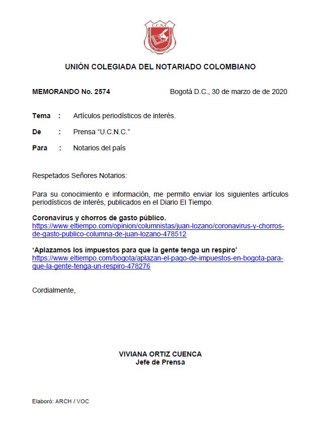 Colegio de Notarios-UCNC-Notario 37-Unión Colegiada del Notariado Colombiano -"U.C.N.C." -Presidente Notariado Colombiano- Notario-Notarías