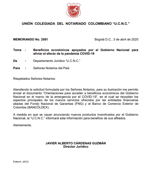 Colegio de Notarios-UCNC-Notario 37-Unión Colegiada del Notariado Colombiano-"U.C.N.C."-Presidente Notariado Colombiano-Notario-Notarías