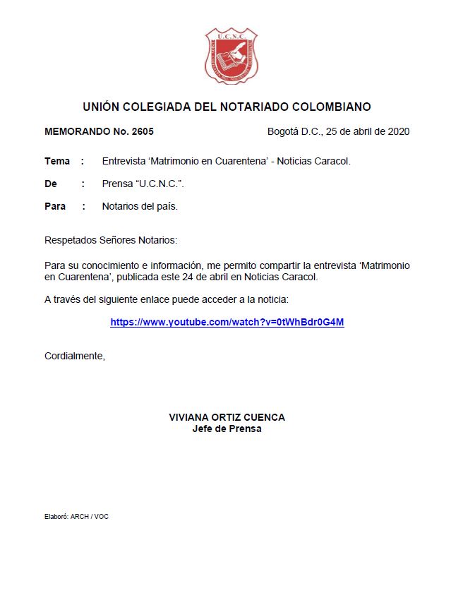 Colegio de Notarios-UCNC-Notario 37-Unión Colegiada del Notariado Colombiano -"U.C.N.C." -Presidente Notariado Colombiano- Notario-Notarías