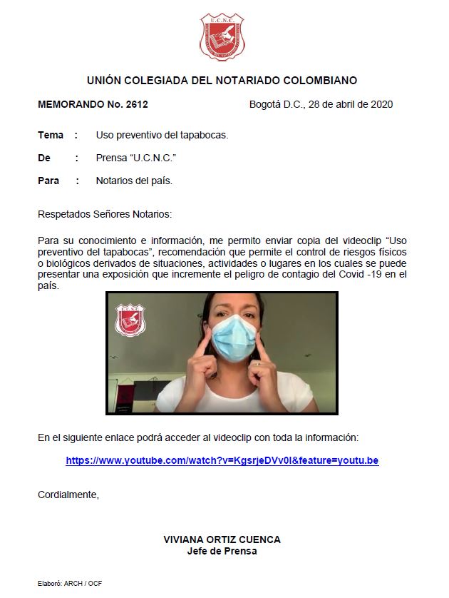 Colegio de Notarios-UCNC-Notario 37-Unión Colegiada del Notariado Colombiano -"U.C.N.C." -Presidente Notariado Colombiano- Notario-Notarías