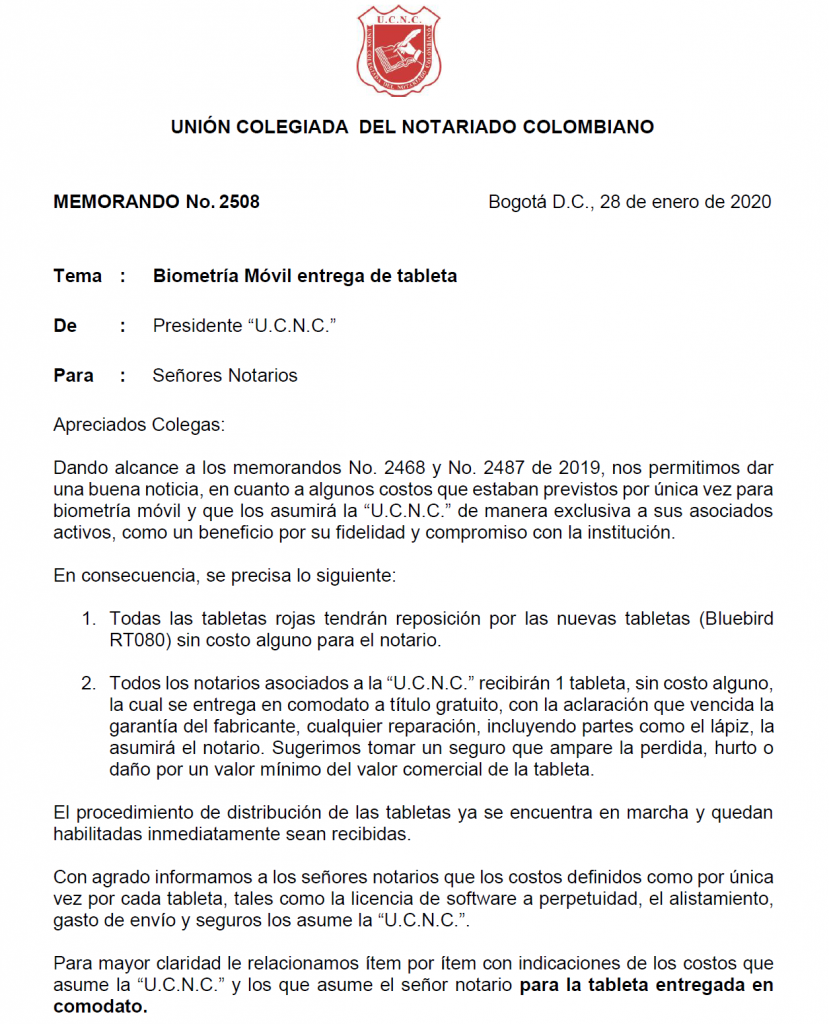 UNIÓN COLEGIADA DEL NOTARIADO COLOMBIANO, ÁLVARO ROJAS, NOTARIO, NOTARÍA, NOTARIADO, UCNC