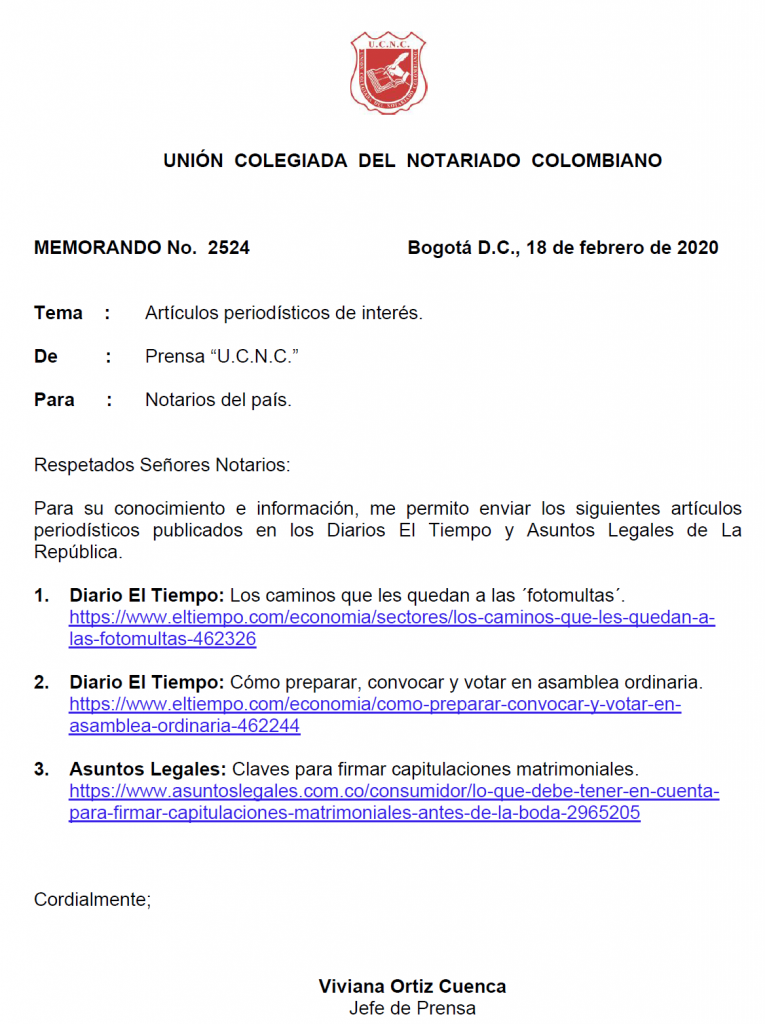 UNIÓN COLEGIADA DEL NOTARIADO COLOMBIANO, ÁLVARO ROJAS, NOTARIO, NOTARÍA, NOTARIADO, UCNC