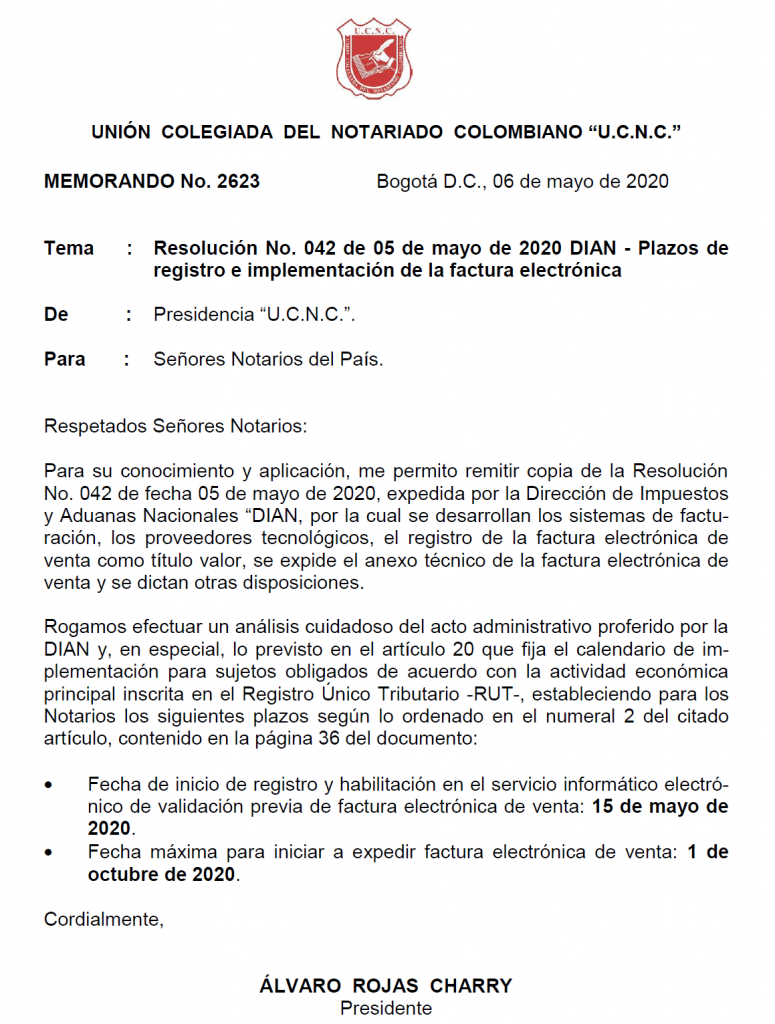UNIÓN COLEGIADA DEL NOTARIADO COLOMBIANO, ÁLVARO ROJAS, NOTARIO, NOTARÍA, NOTARIADO, UCNC